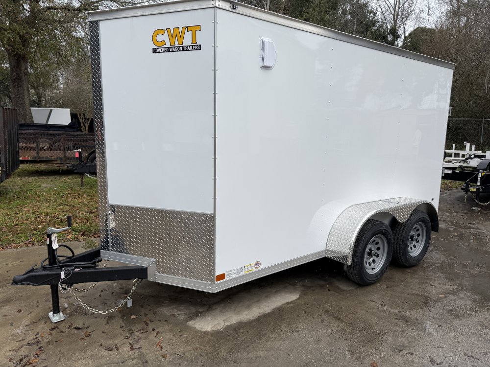 6'x12' Covered Wagon Enclosed