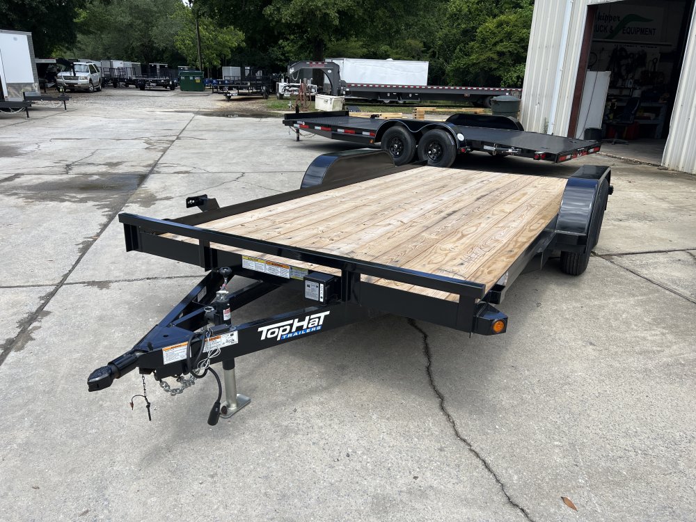 7'x16' TOP HAT Open Car Hauler