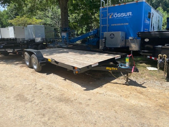 7'x16' Big Tex Open Car Hauler