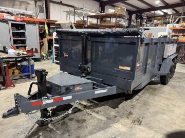 7'x16' PROSPECTOR BY COV WAGON Dump