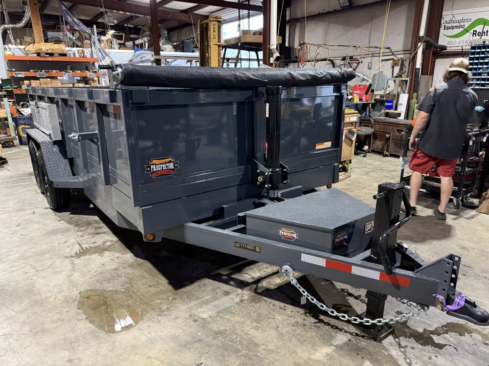 7'x16' PROSPECTOR BY COV WAGON Dump