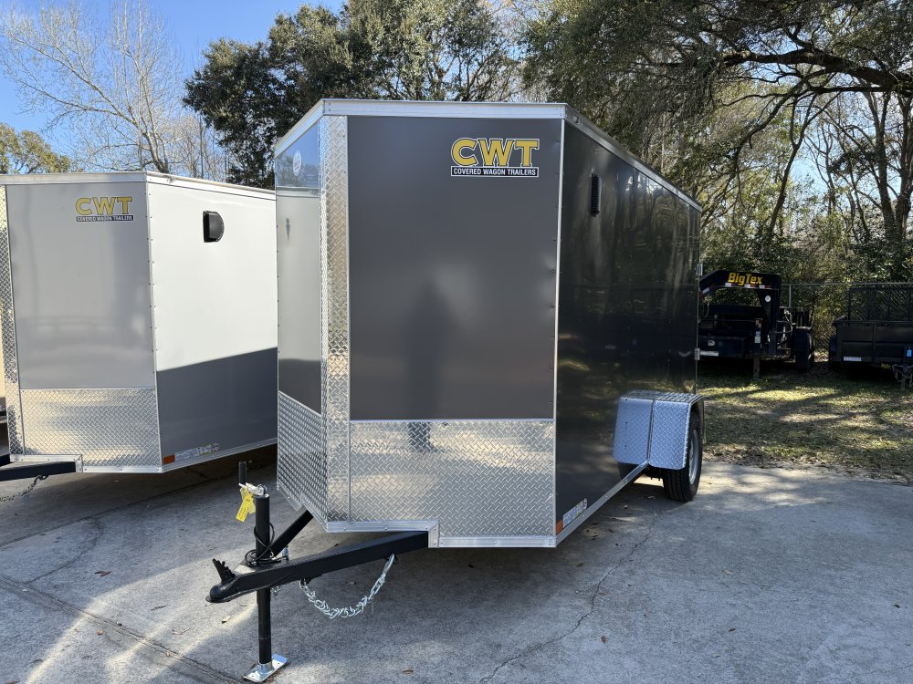 6'x12' Covered Wagon Enclosed