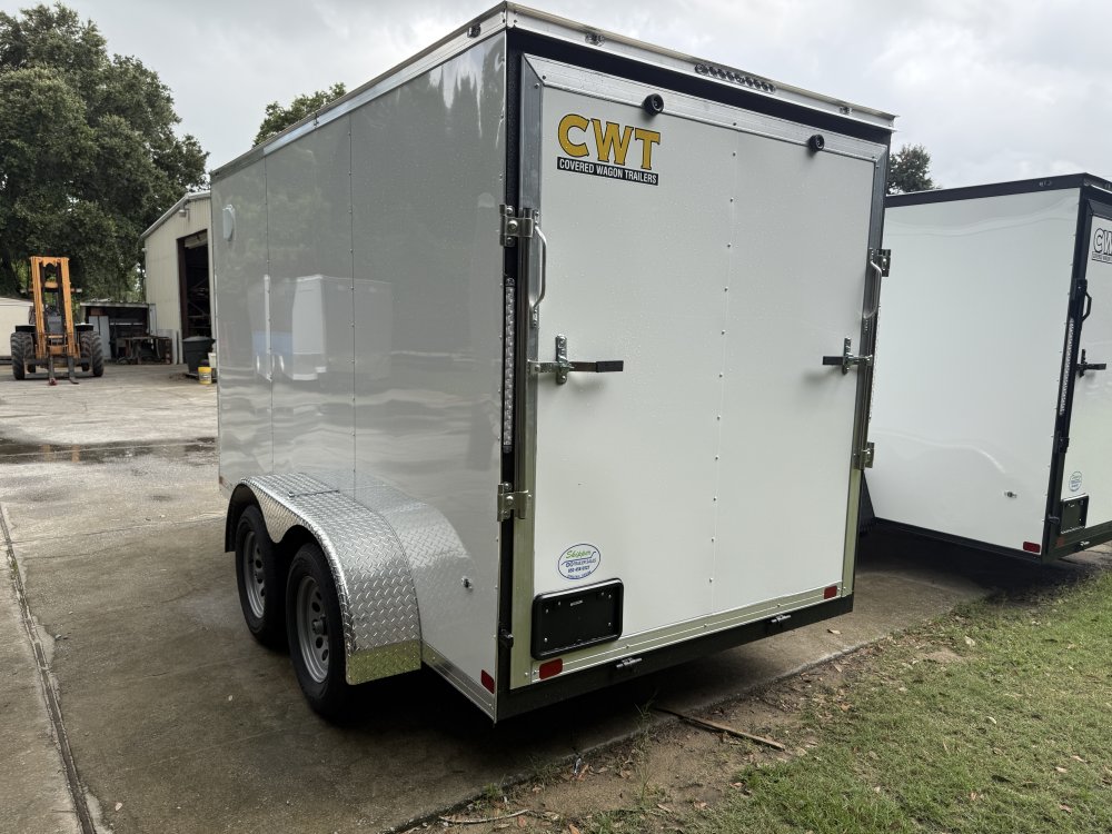 6'x12' Covered Wagon Enclosed