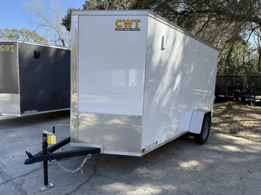 6'x12' Covered Wagon Enclosed