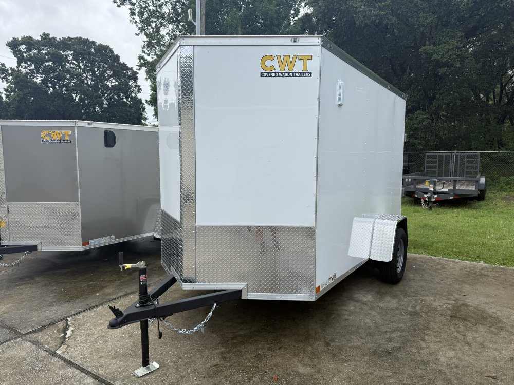 6'x10' Covered Wagon Enclosed