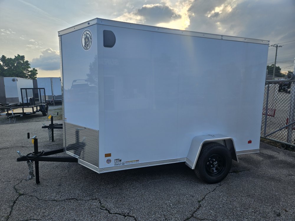 6'x10' Darkhorse Flat Front Enclosed