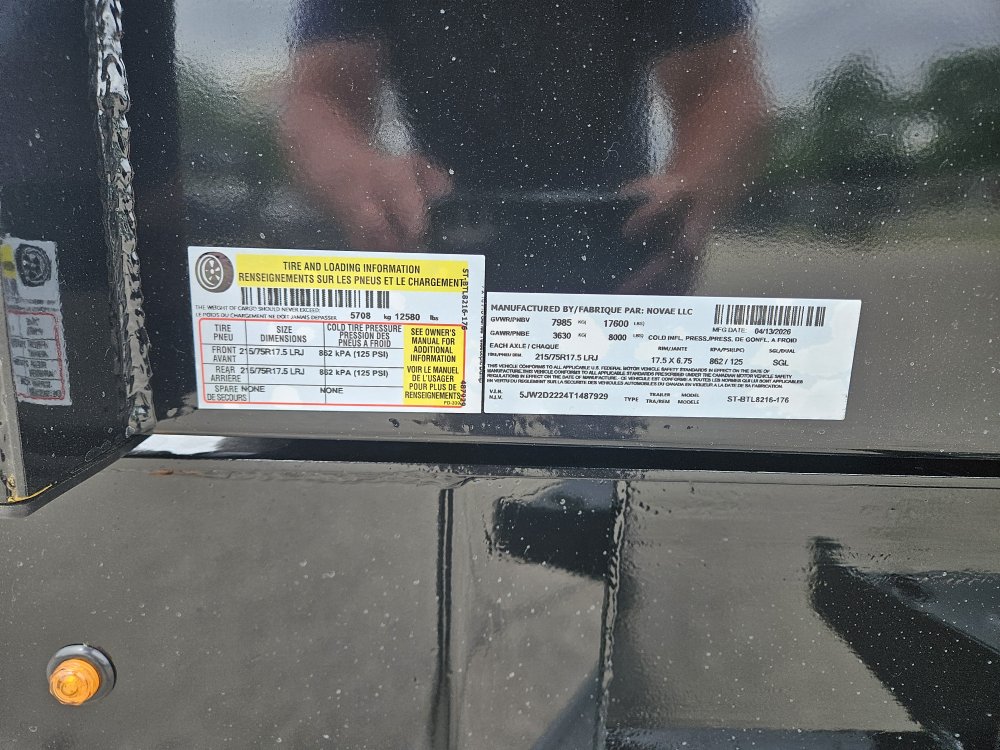 7'x16' Sure-Trac Dump