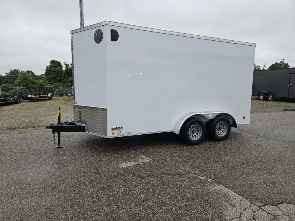7'x14' Darkhorse Flat Front Enclosed