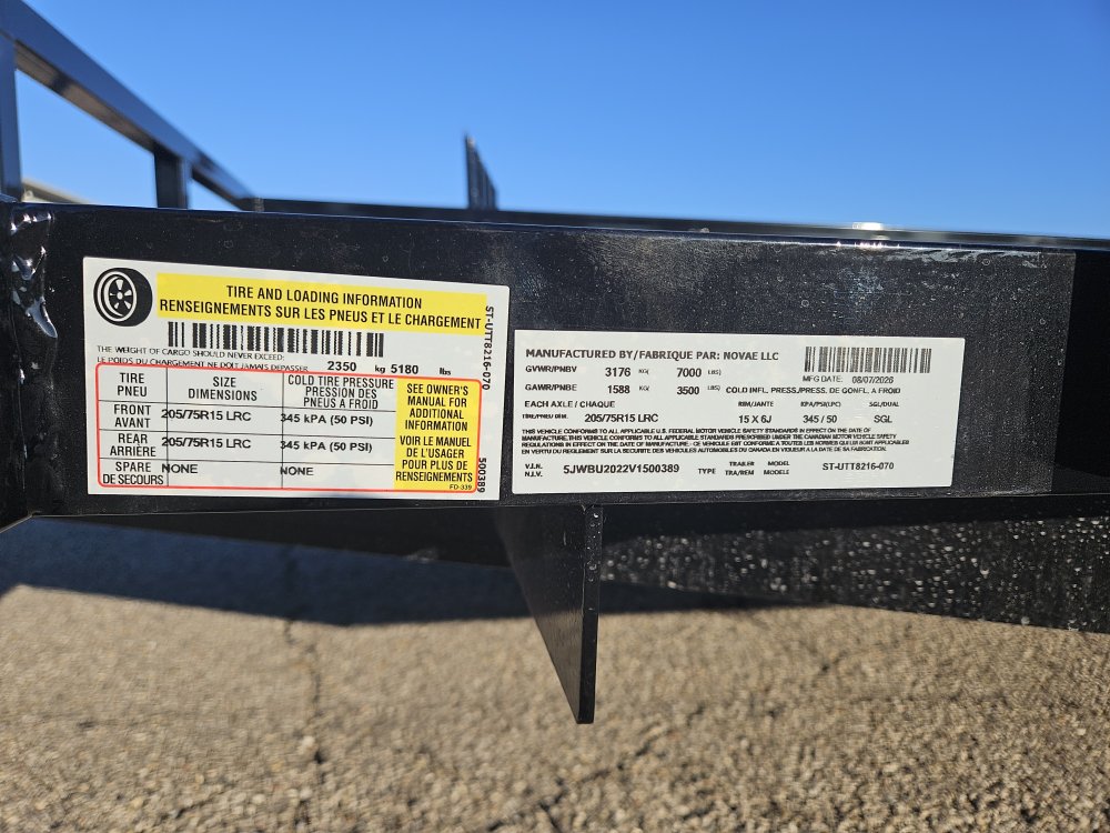 7'x16' Sure-Trac Utility