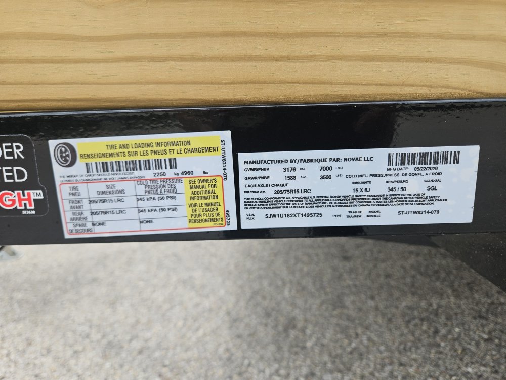 7'x14' Sure-Trac Utility