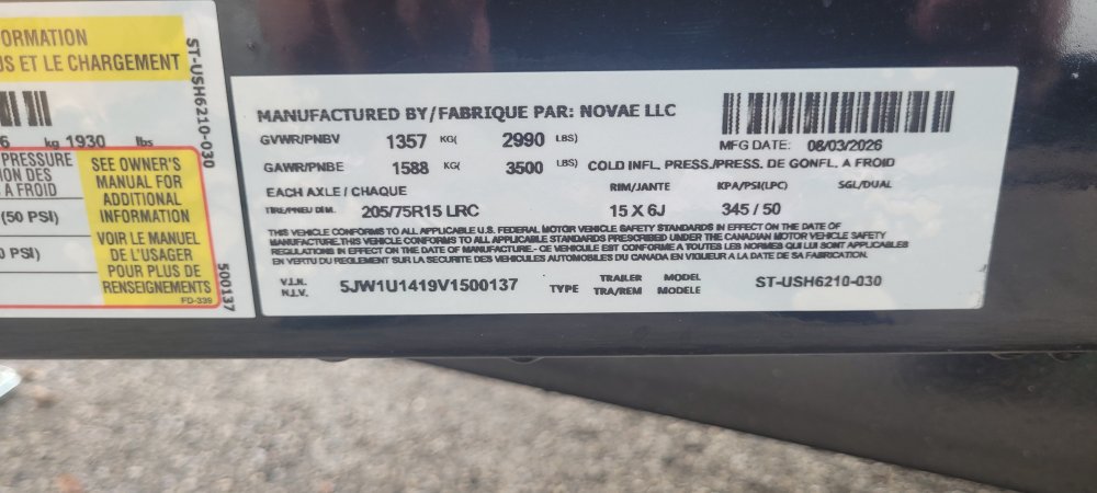 5'x10' Sure-Trac Utility