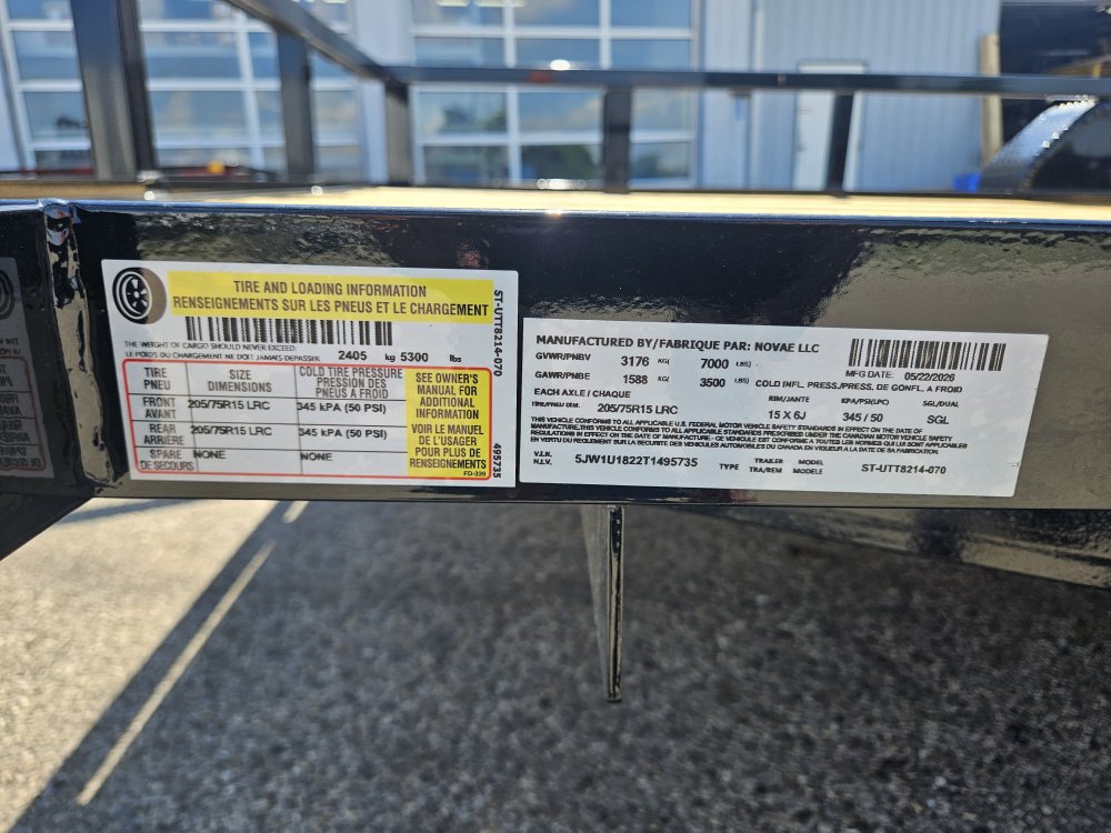 7'x14' Sure-Trac Utility