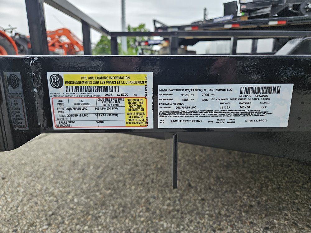 7'x14' Sure-Trac Utility