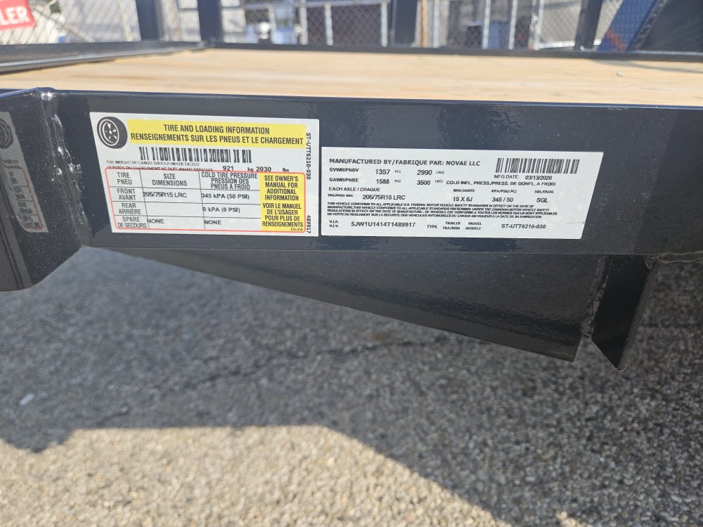 5'x10' Sure-Trac Utility