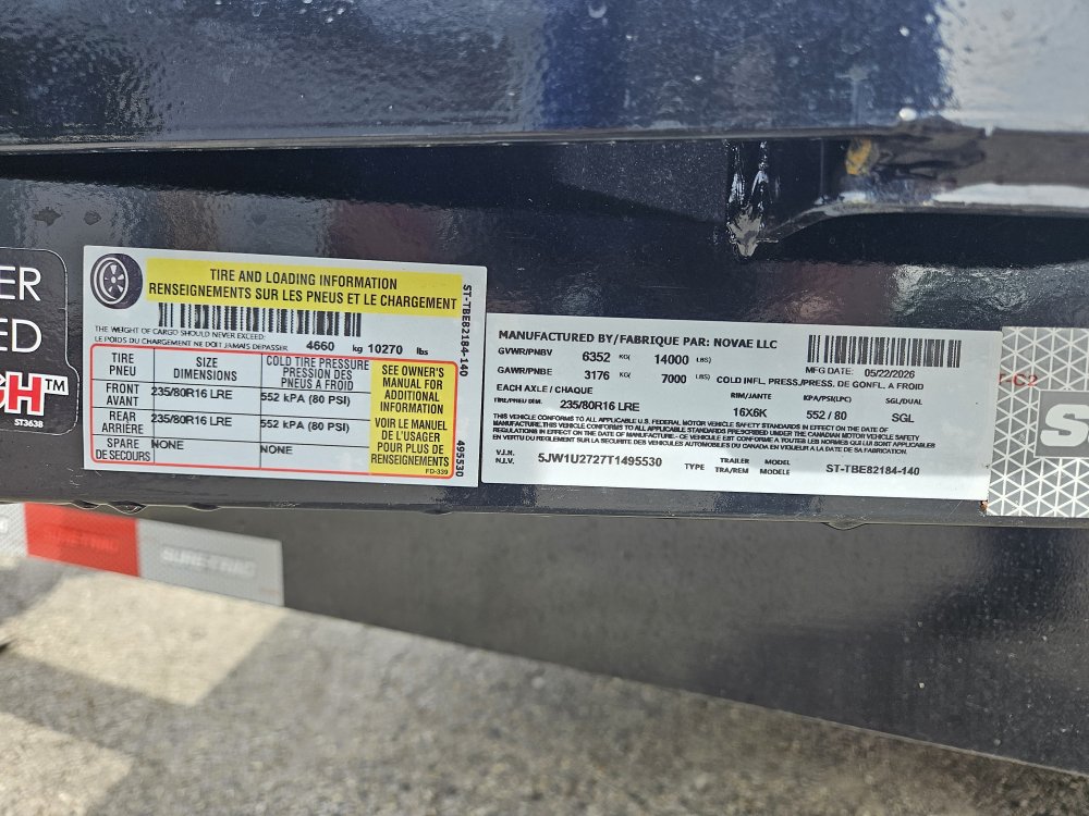 7'x22' Sure-Trac Tilt