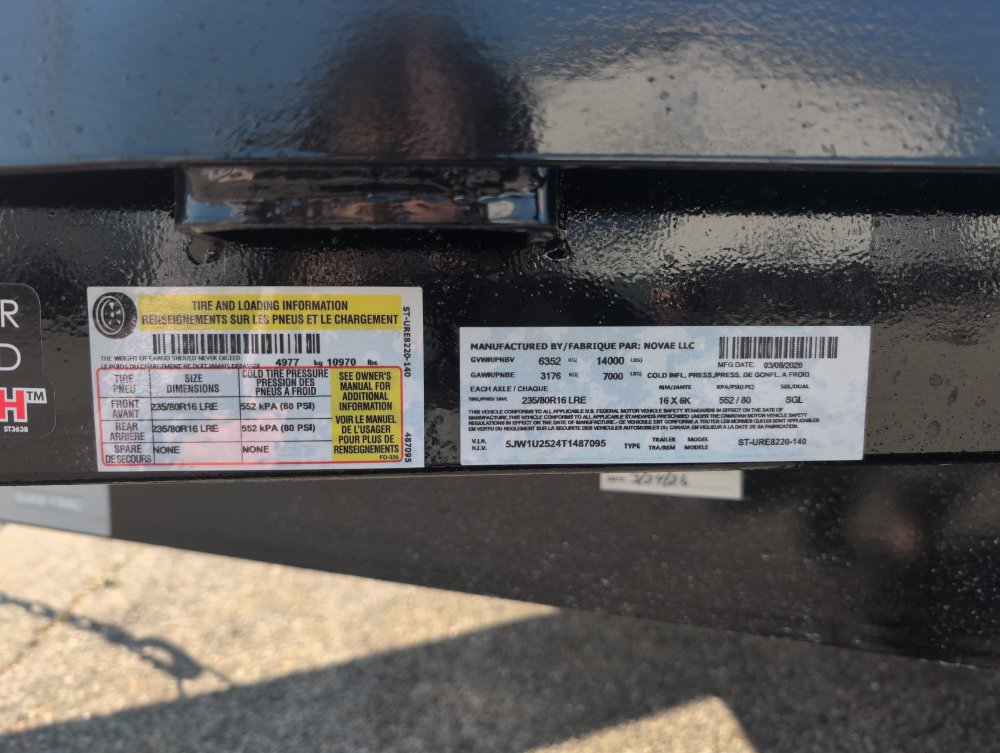 7'x20' Sure-Trac Equipment