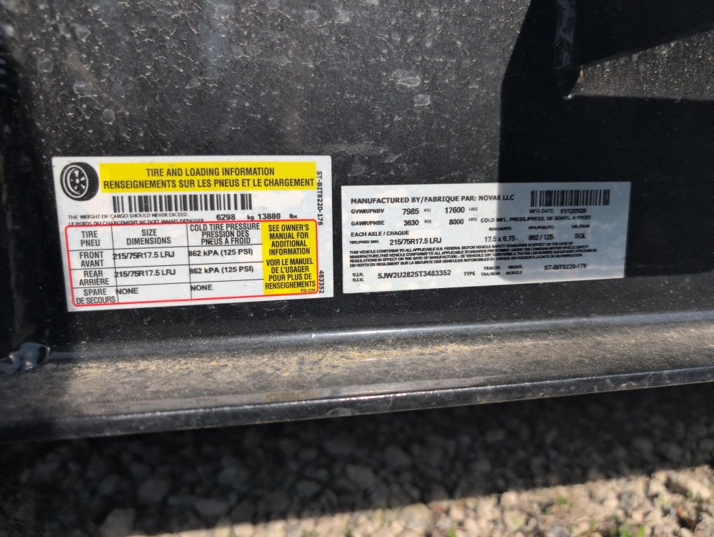 7'x20' Sure-Trac Equipment