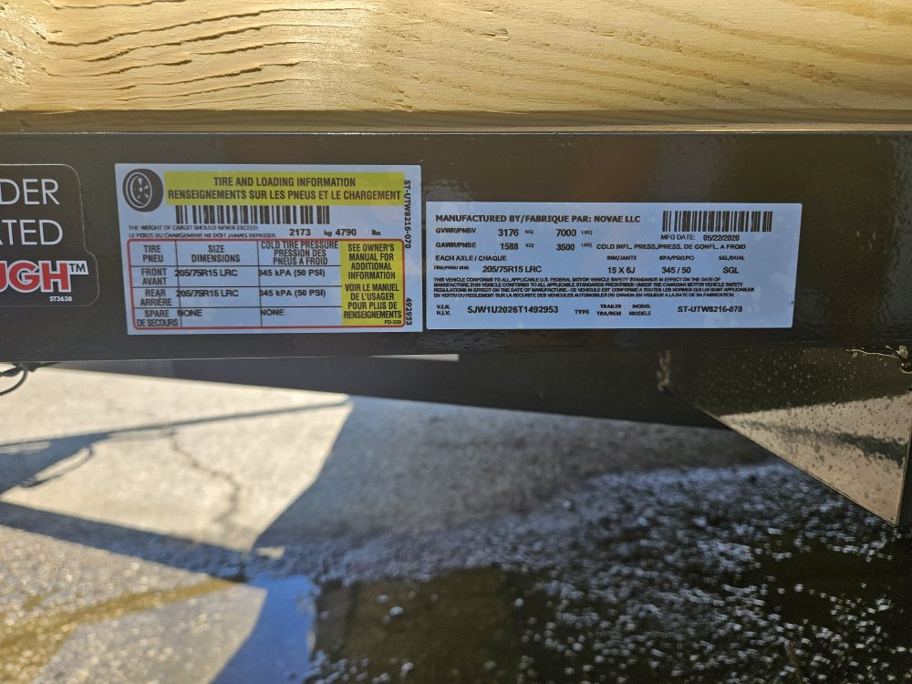 7'x16' Sure-Trac Utility