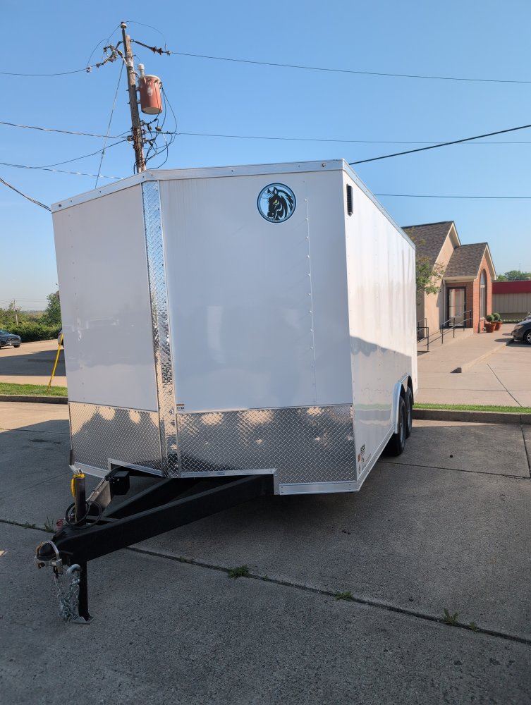 8' 6"x16' DARKHORSE Enclosed