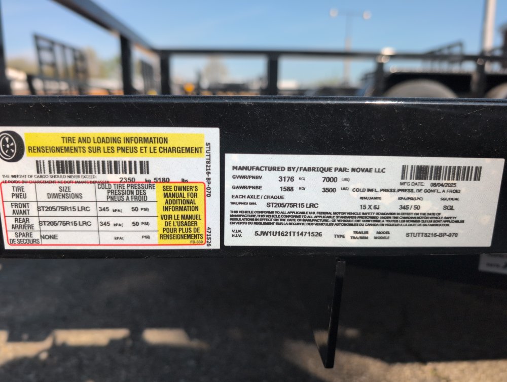 7'x16' Sure-Trac Utility