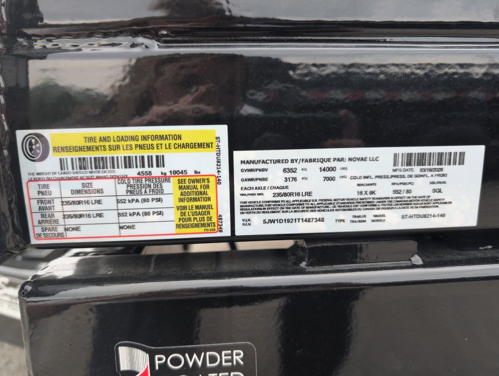 7'x14' Sure-Trac Dump