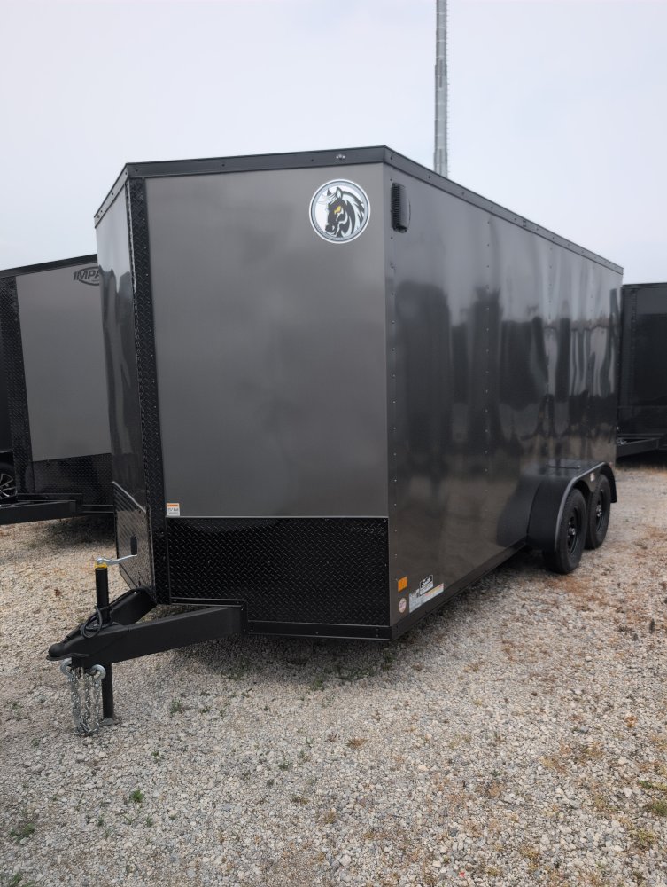 7'x16' DARKHORSE Enclosed