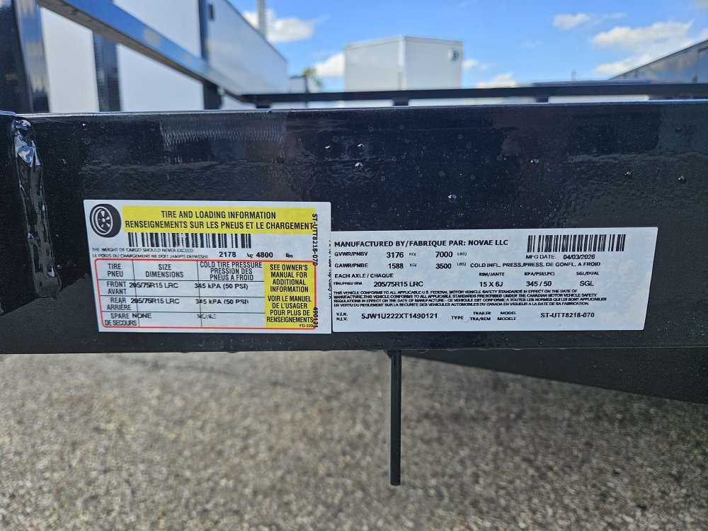 7'x18' Sure-Trac Utility