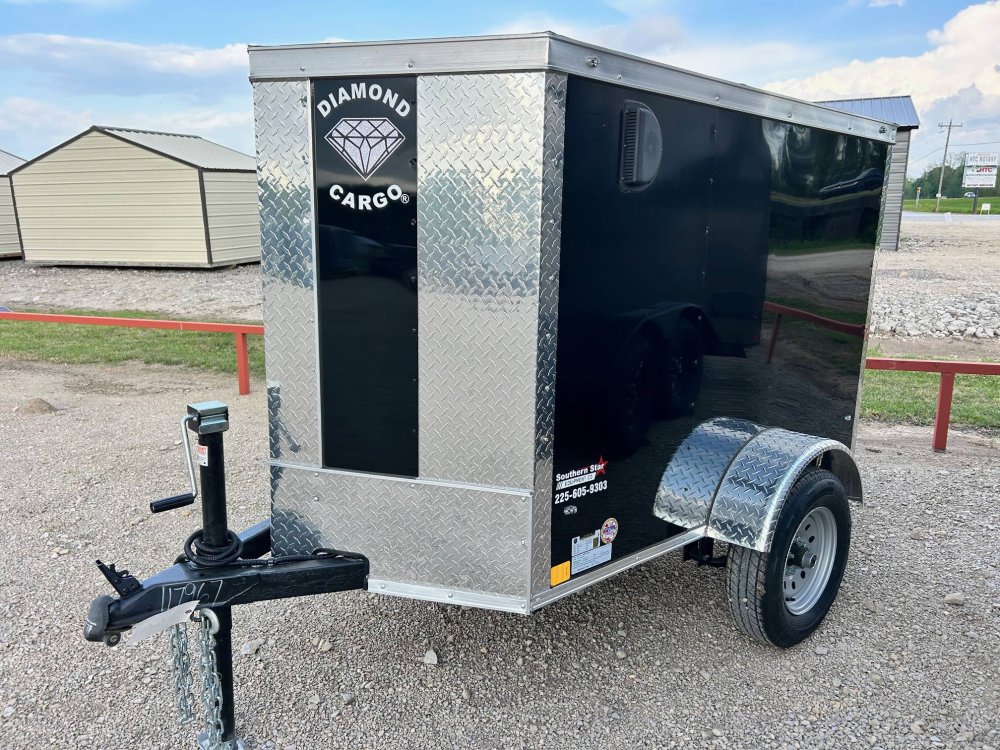 2026 4x6 Enclosed V-Nose - Diamond Cargo