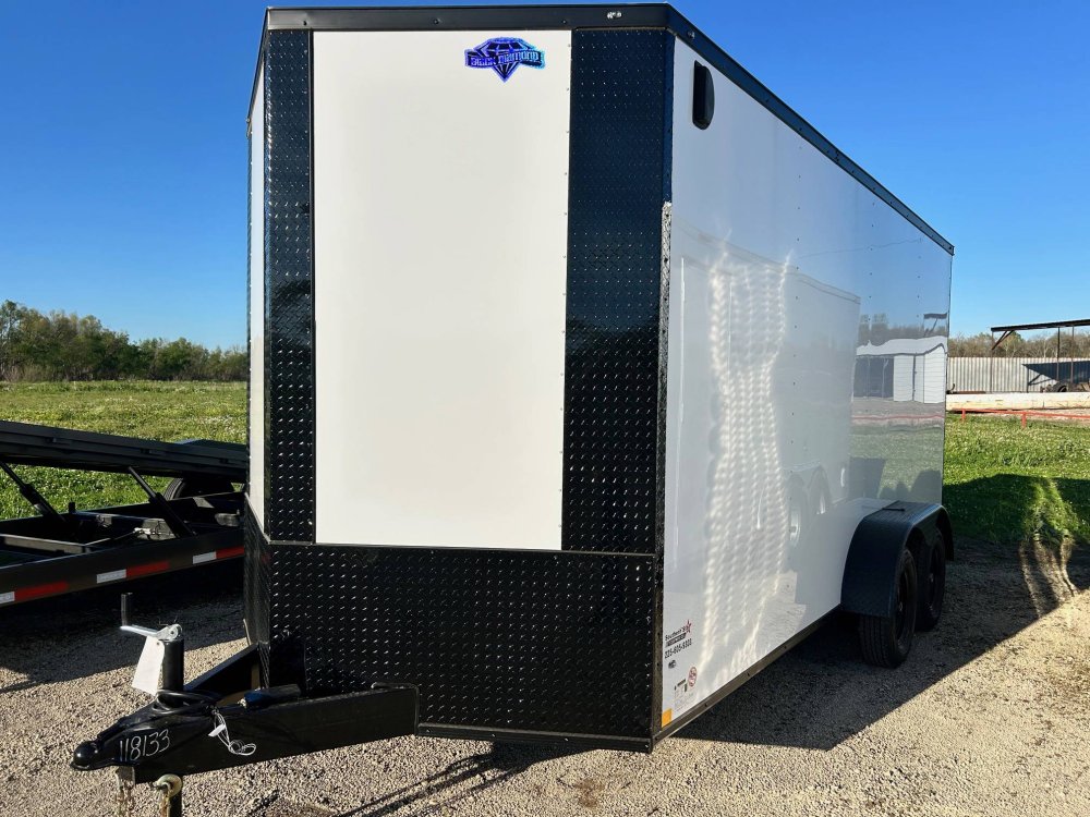2026 7x16TA2 Enclosed V-Nose Cargo / Enclosed Trailer - Diamond Cargo