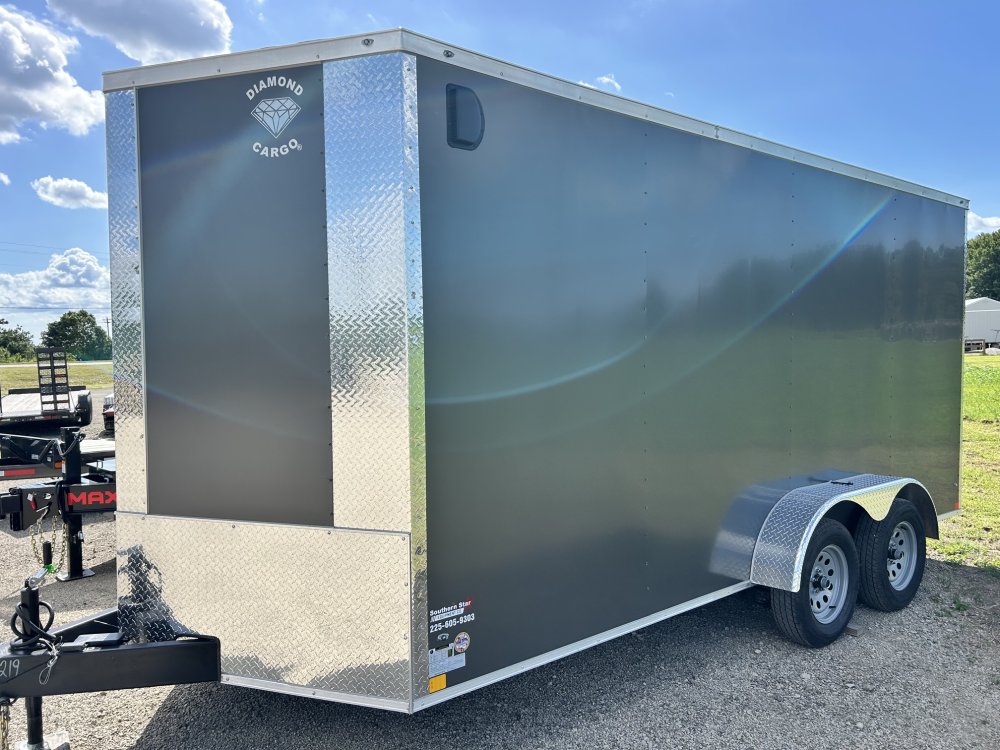 Diamond Cargo 7x16TA2 Enclosed V-Nose Cargo
