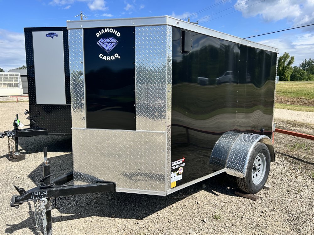 2026 Diamond Cargo 5 X 8SA Enclosed V-Nose