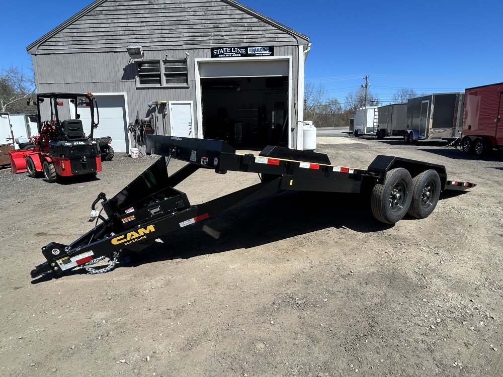 7'x20' CAM Superline Flatbed Car Hauler