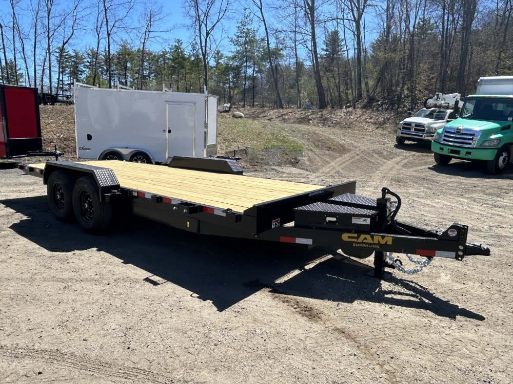 7'x20' CAM Superline Flatbed Car Hauler