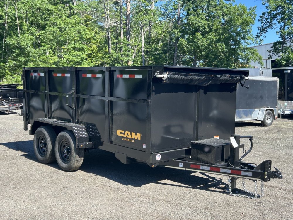 CAM Superline 7x14 HD Scissor Dump 4' Side 14k