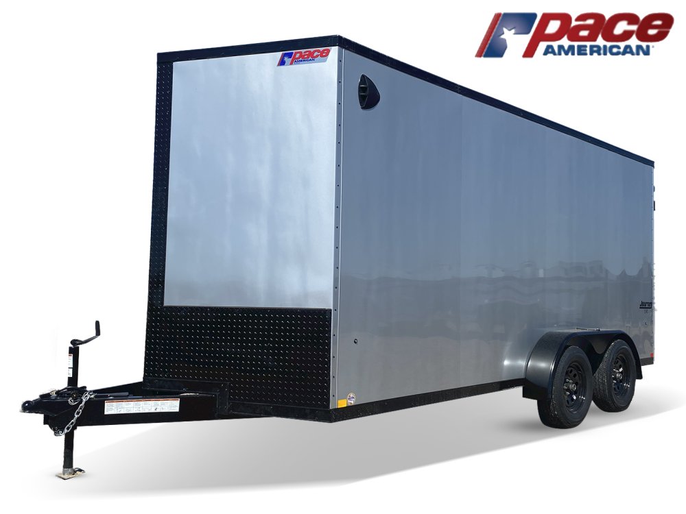 7 x 16 Journey SE Flat Top Sloped V Nose (2) 5000 lbs Axles