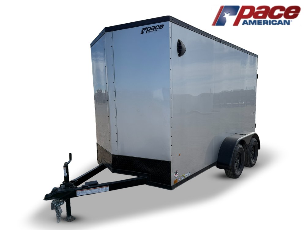 6 x 12 Outback DLX Flat Top V Nose (2) - 3500 lb Axle