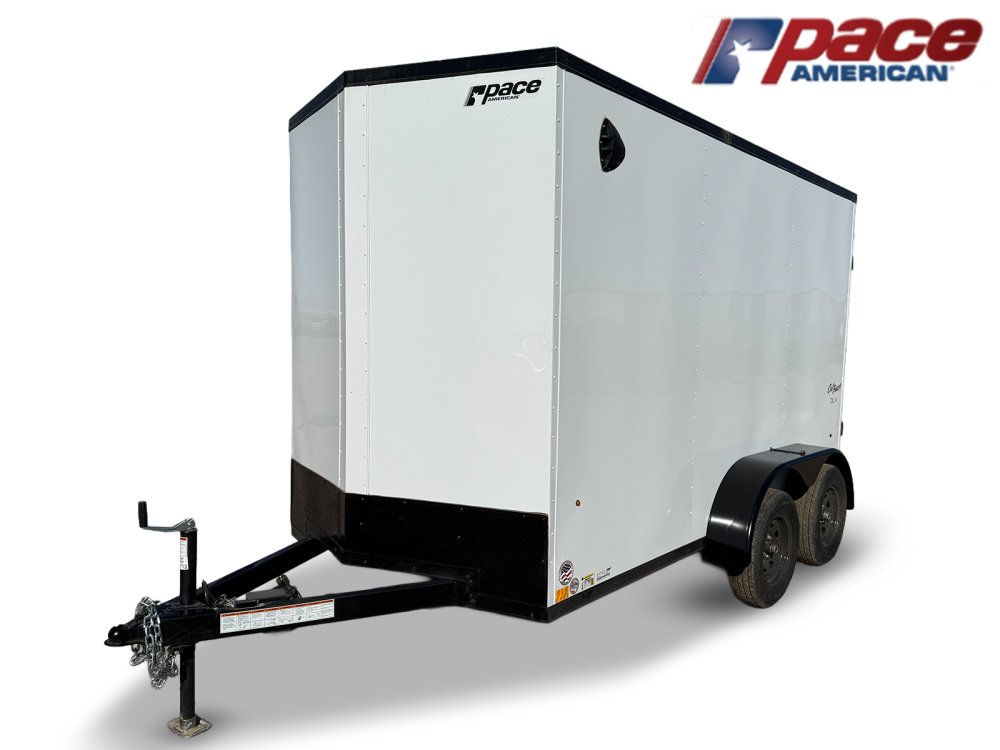 6 x 12 Outback DLX Flat Top V Nose (2) - 3500 lb Axle