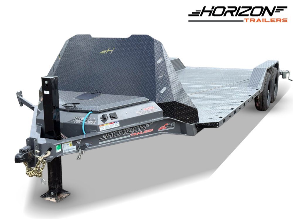22' Horizon CHZ Equipment Trailer Drive Over Fenders - (2) 7K Axles