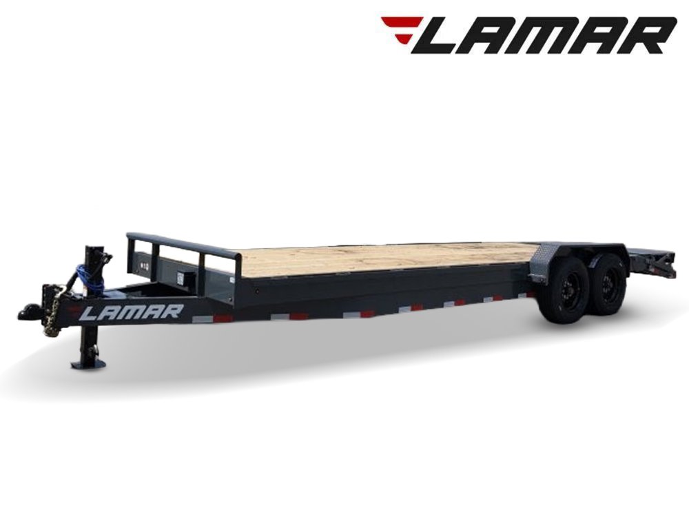 24' H8 Bumper Pull Mega Ramps 8K Axles