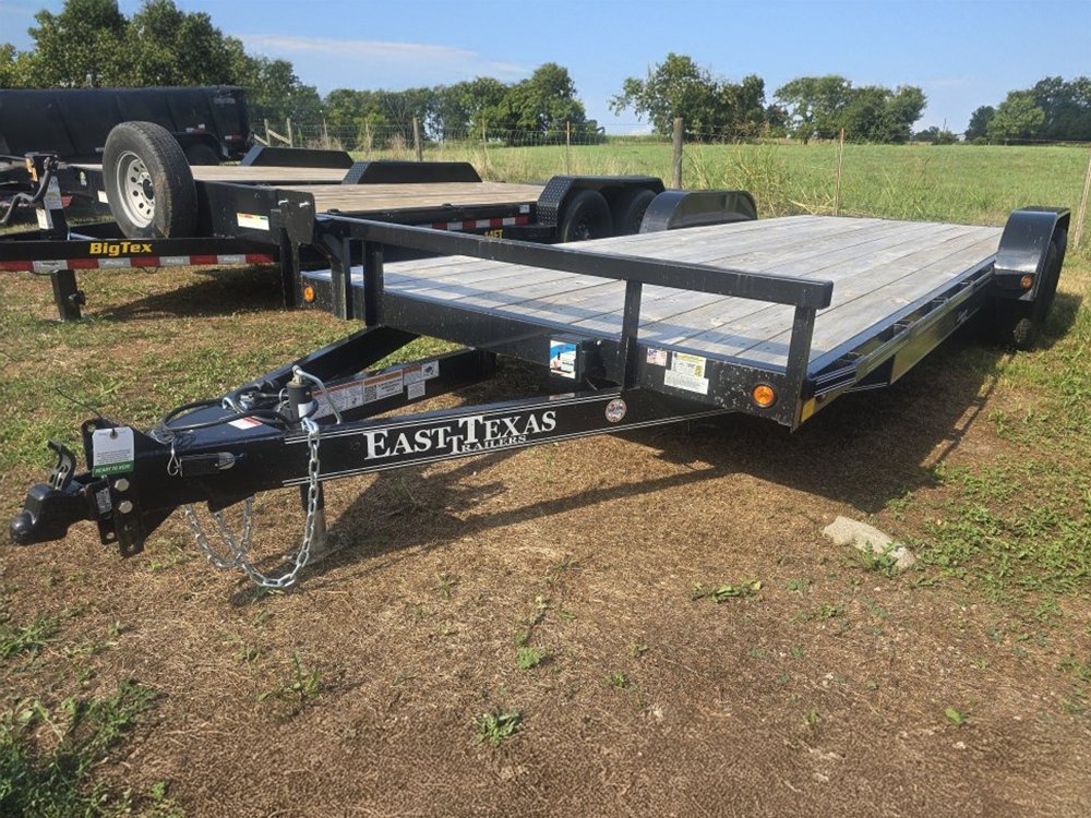 22'x83" East Texas Trailers Equipment Trailers