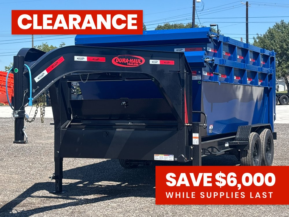 Dura Haul 16' GN Roll off Bundle (2) 8k Axles + 2 Bins w/ 4' Walls