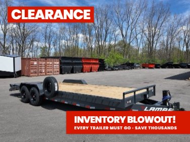 24' H8 Bumper Pull Mega Ramps 8K Axles