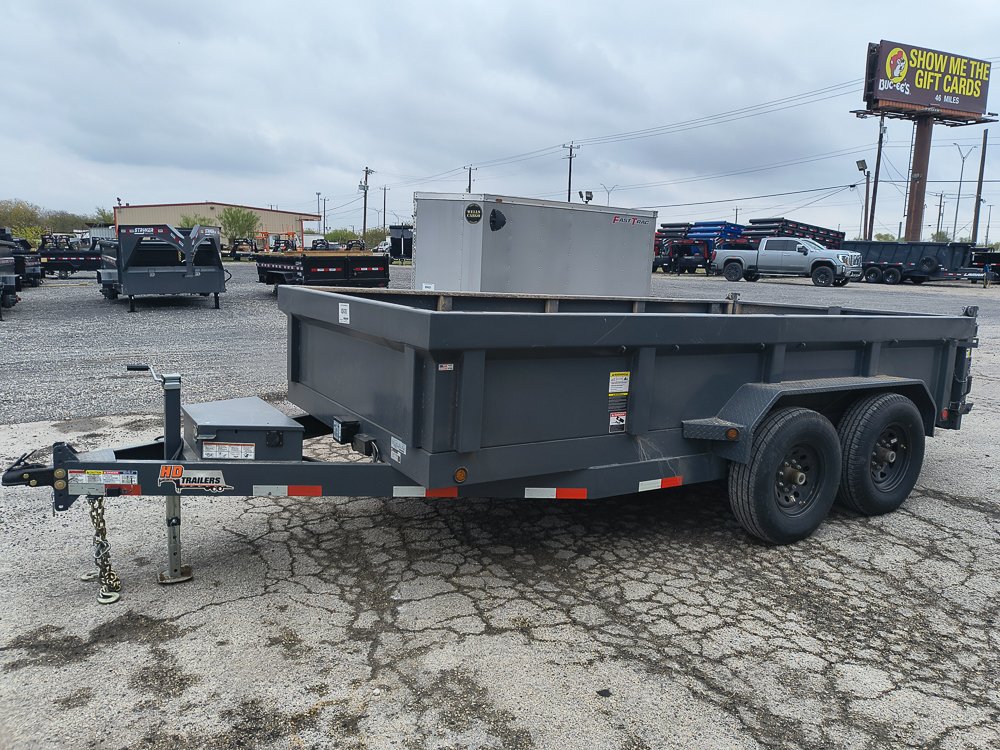 14' x 83" HD Trailers Bumper Pull Dump
