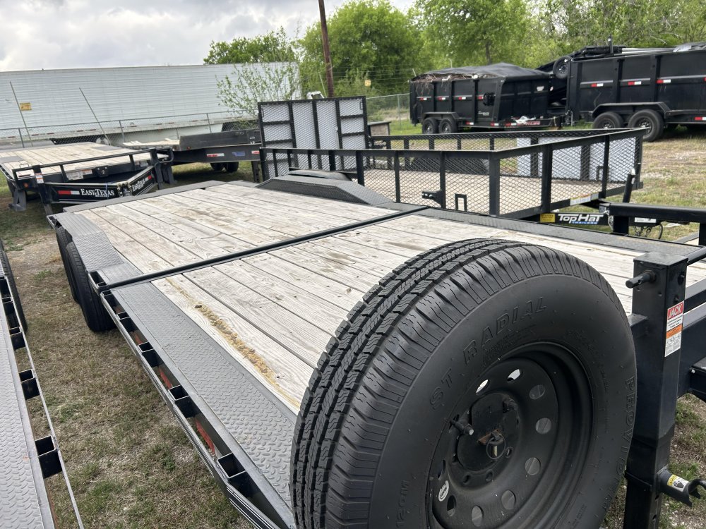 24' x 102" East Texas Trailers Single Car