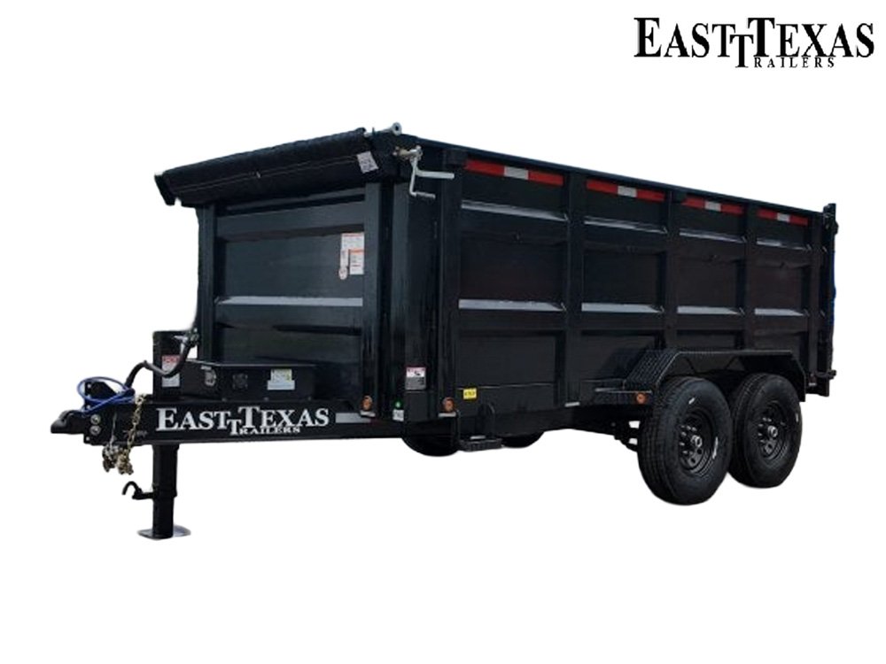 83"x14' Bumper Pull Dump Trailer 48" Sides - 14k GVWR