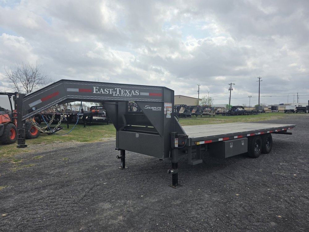 24' x 102" East Texas Trailers Deckover Trailers