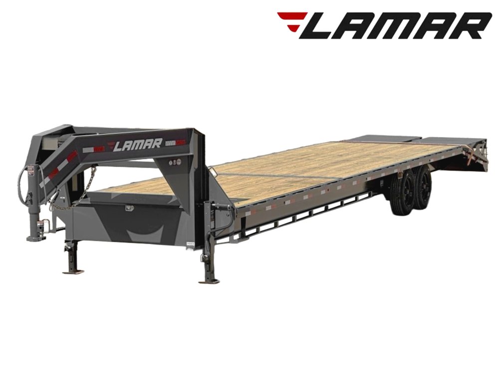 36' FS Gooseneck Mega Ramps 8k Axles 16 Ply Tires