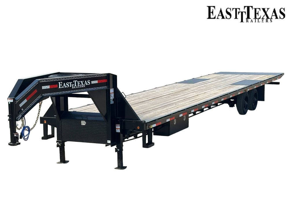 40' Gooseneck Tilt Deckover Trailer - 10k Axles