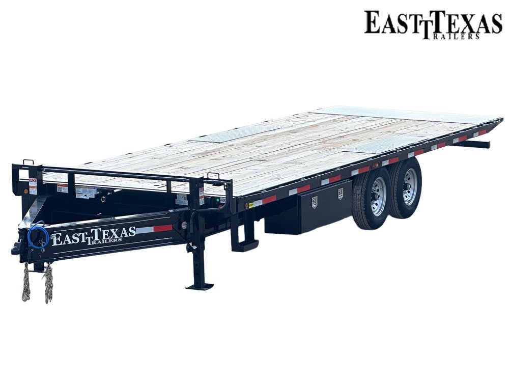 24' Bumper Pull Tilt Deckover Trailer - 7k Axles