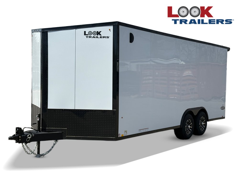 8.5 x 20 Look Trailers Element SE Flat Top V Nose Enclosed Trailer - (2) 5.2k lb Axles